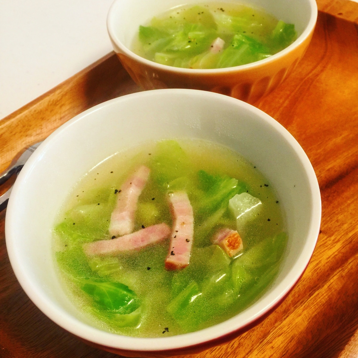 朝食にピッタリ キャベツとベーコンのスープ レシピ 作り方 By よおくんマミー 楽天レシピ 朝食にピッタリ キャベツとベーコンのスープ レシピ 作り方 By よおくんマミー 楽天レシピ
